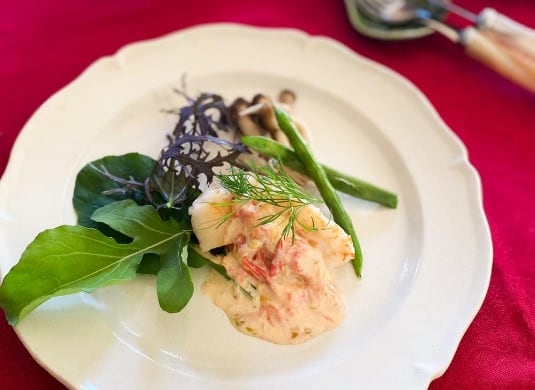 ホタテの貝柱調理例