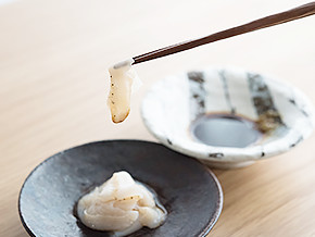 貝ヒモの刺身