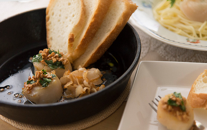 ホタテのガーリックソテー