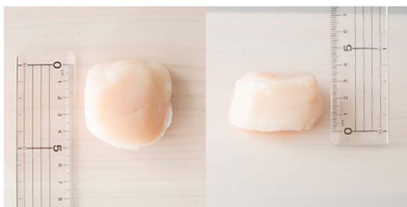 生貝柱のサイズ