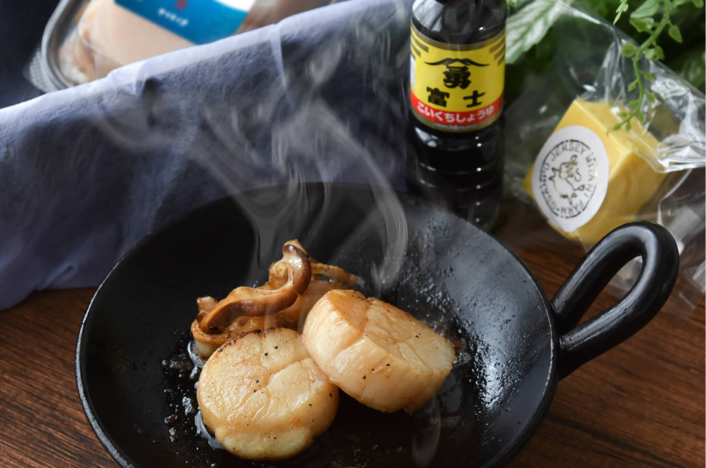ホタテの王道『バター焼きセット』