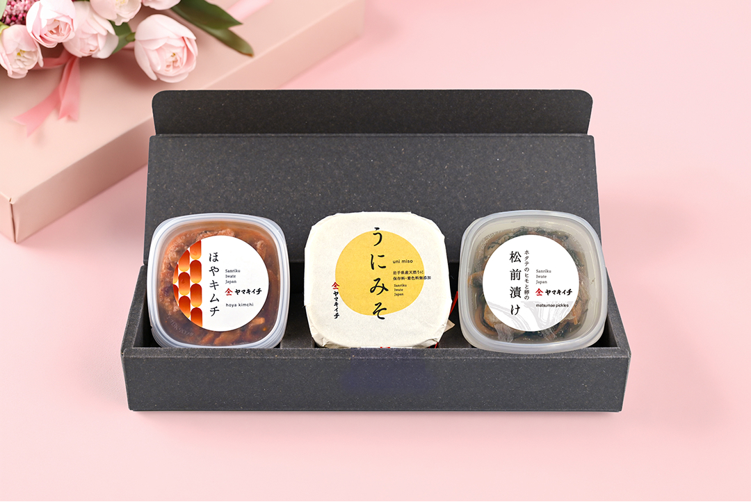 ヤマキイチ珍味 3品セット【化粧箱入り】 | セット商品｜【活ホタテ