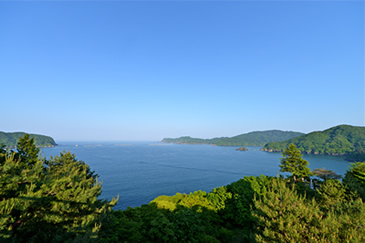 三陸海岸の風景