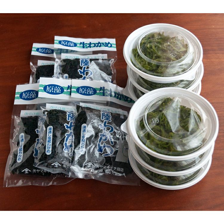 冷凍めかぶ・わかめセット2 (冷凍めかぶ80g×6個・わかめ50g×5袋